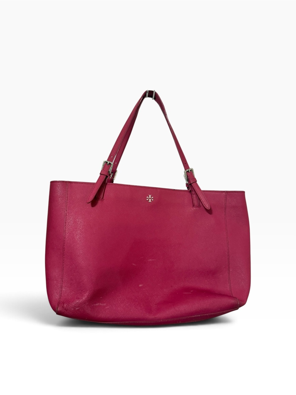 Tory Burch Large Saffiano  Laptop Tote Bag Purse